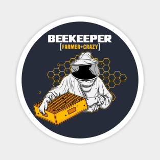 Beekeeper Bee Keeper Apiary Honey gift idea present Magnet
